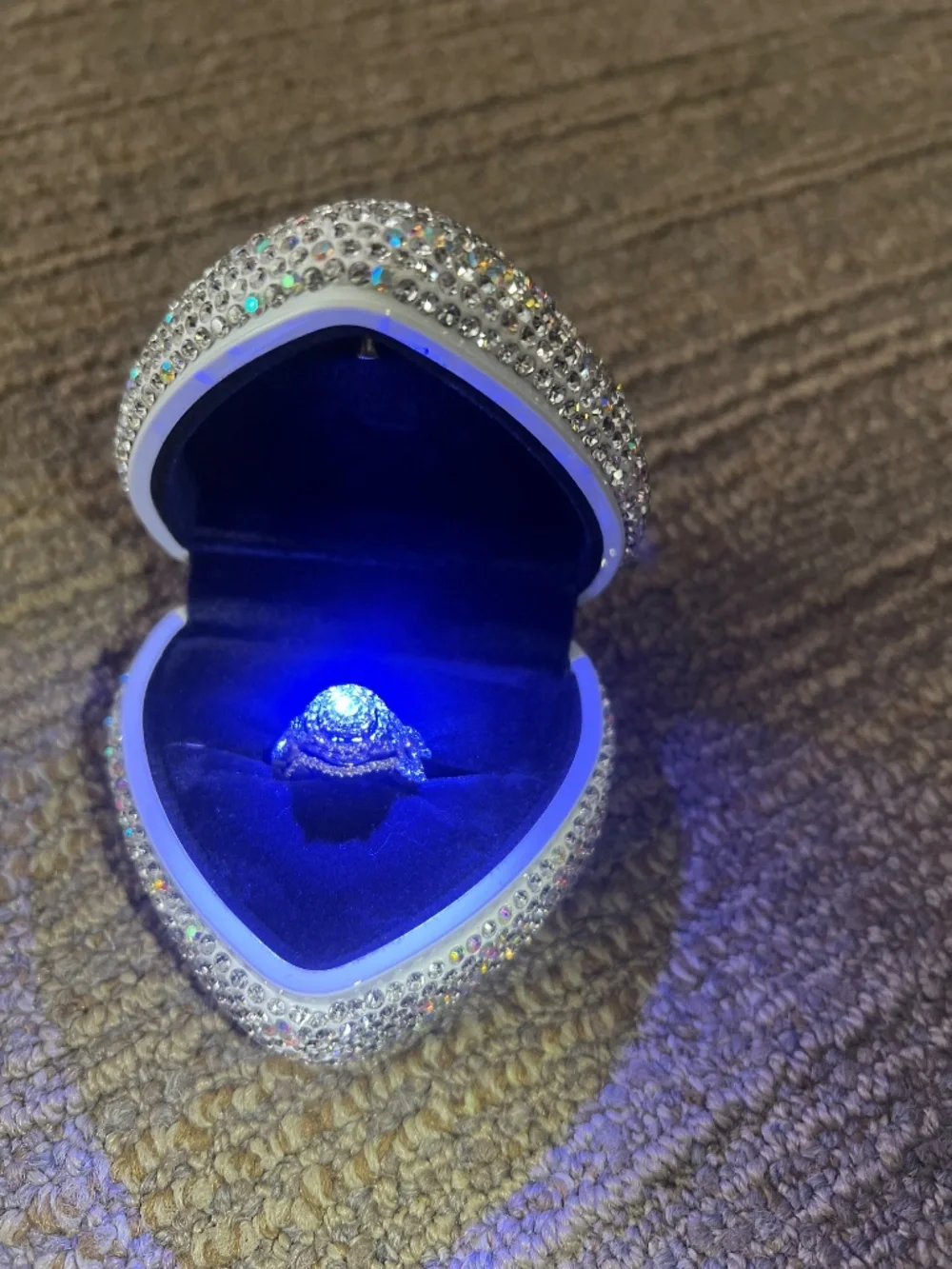 Three Ring Wedding Ring/ Engagement Ring
